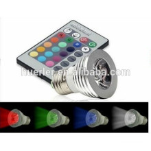 epistar china made 3W RGB battery operated color changing led lights